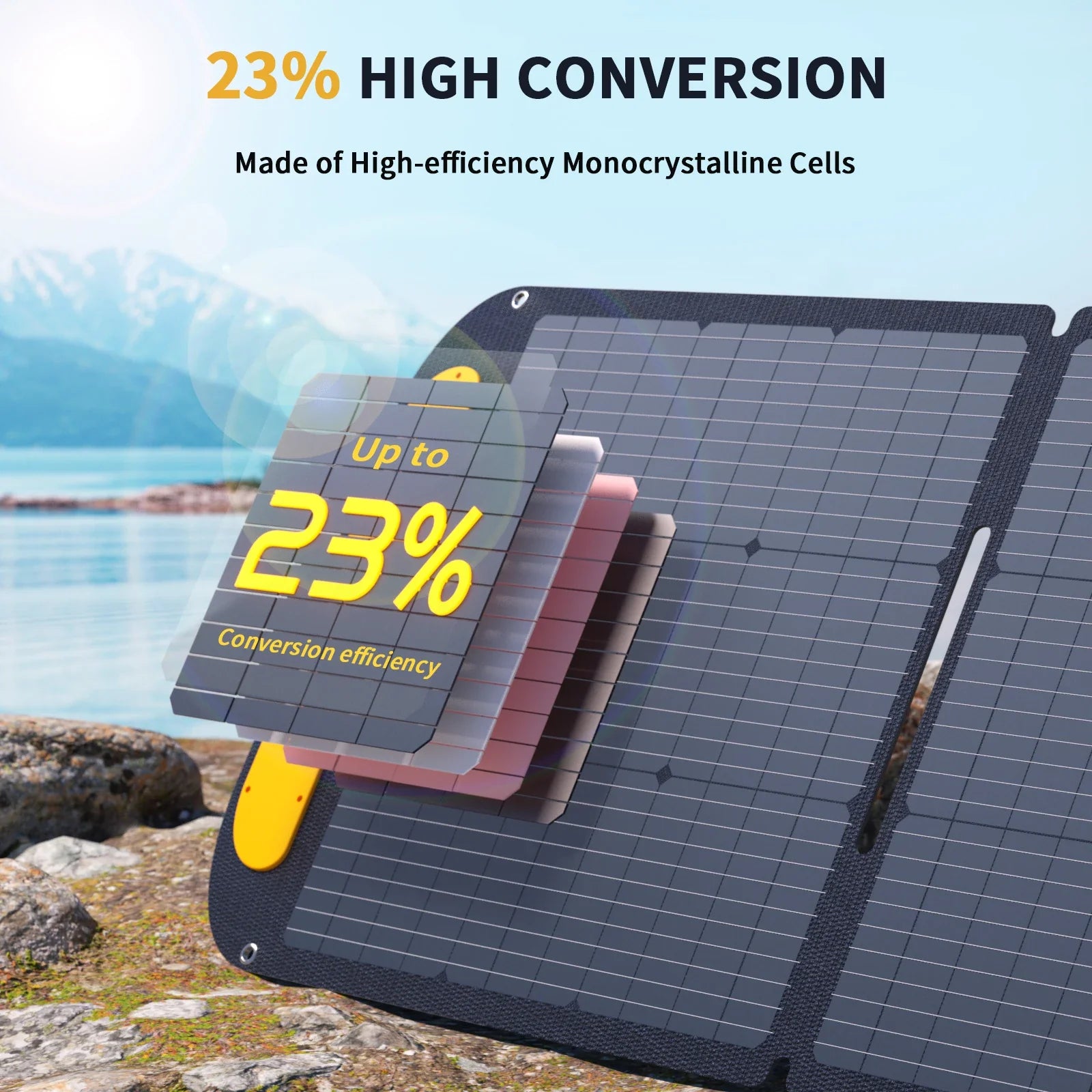 VTOMAN VS200 200W Foldable Solar Panel Portable Solar Charger for Power Stations, RV & Outdoor Use