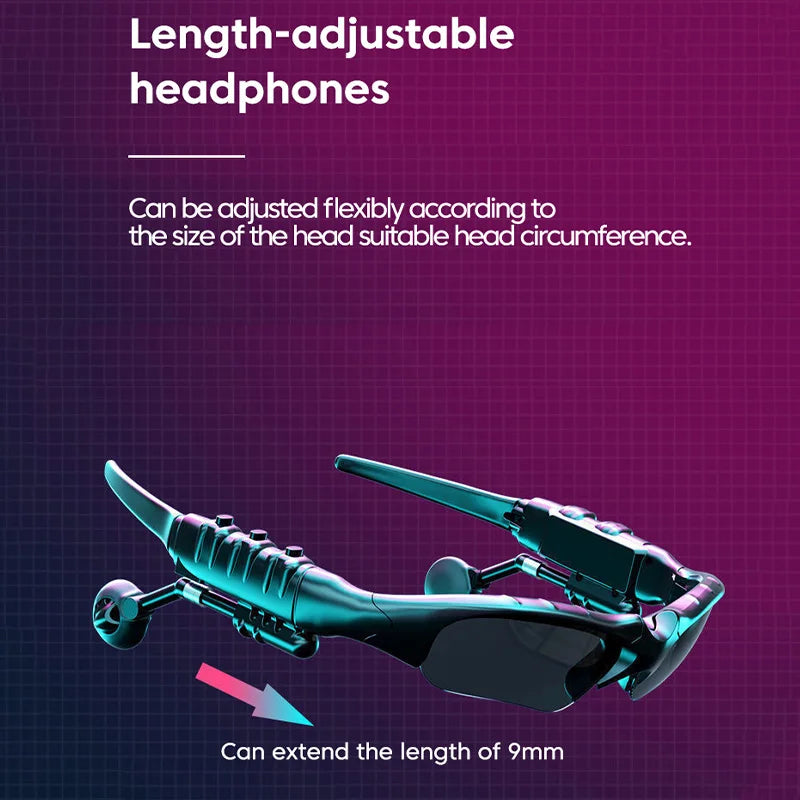 Sport Riding Sunglasses with Stereo Headset (Bluetooth 5.0)