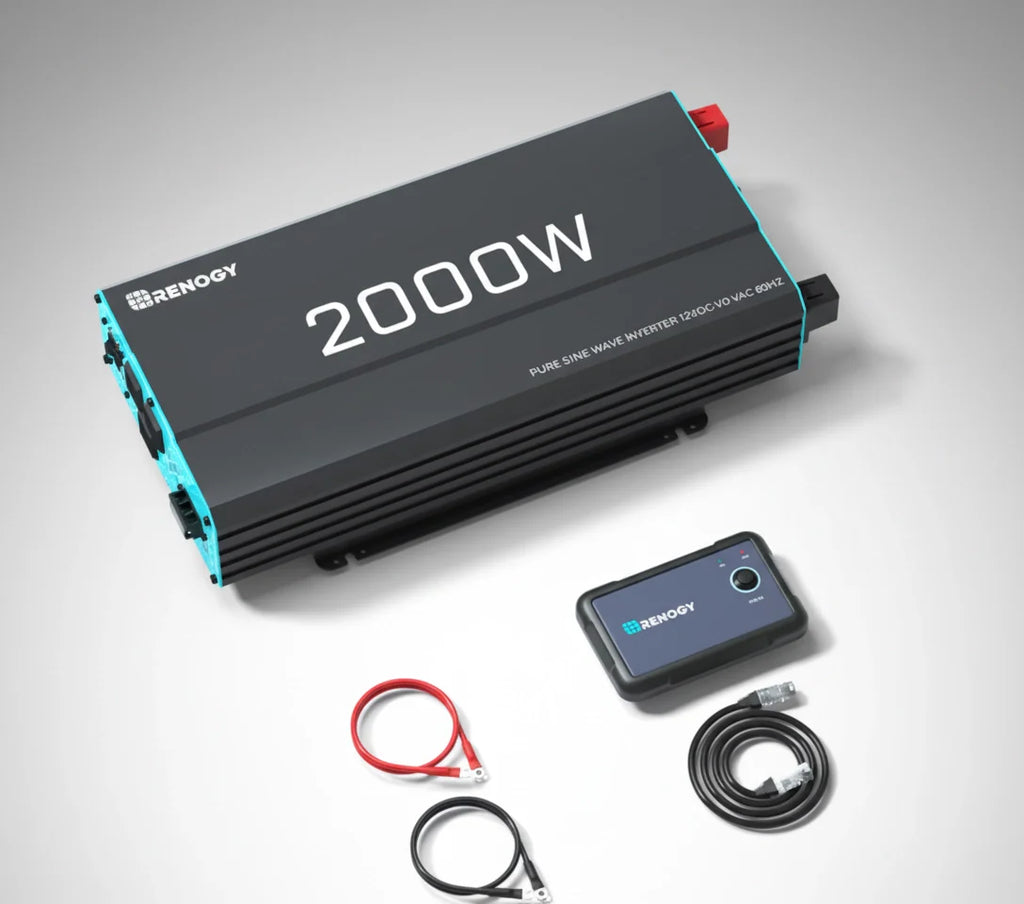 2000W 12V Pure Sine Wave Power Inverter, New Edition DC to AC Converter